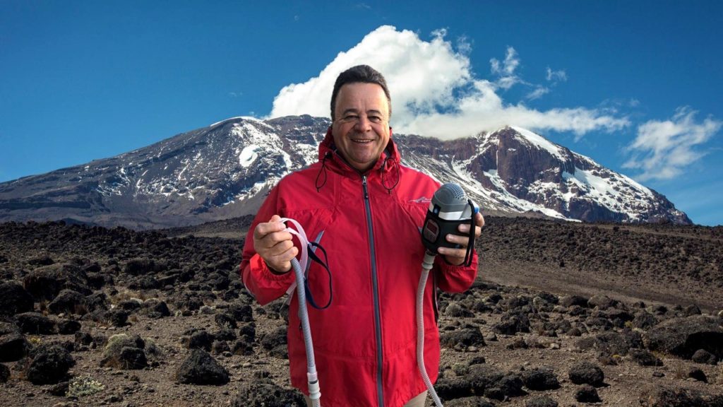 Mt Kilimanjaro with CPAP